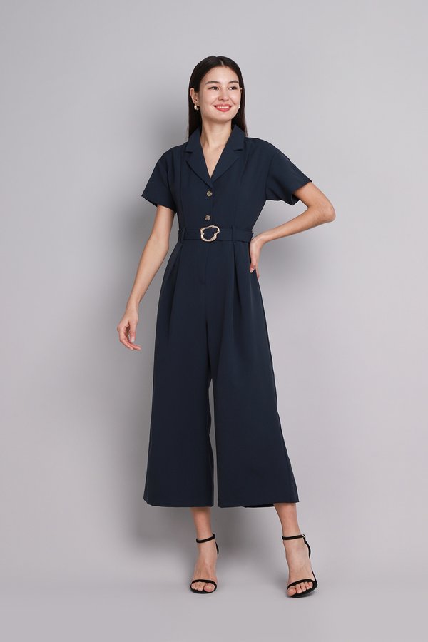 Juniper Romper In Navy Blue