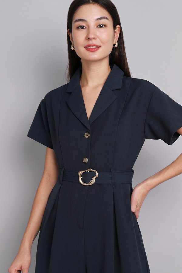 Juniper Romper In Navy Blue