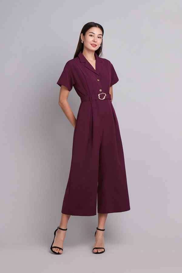 Juniper Romper In Wine
