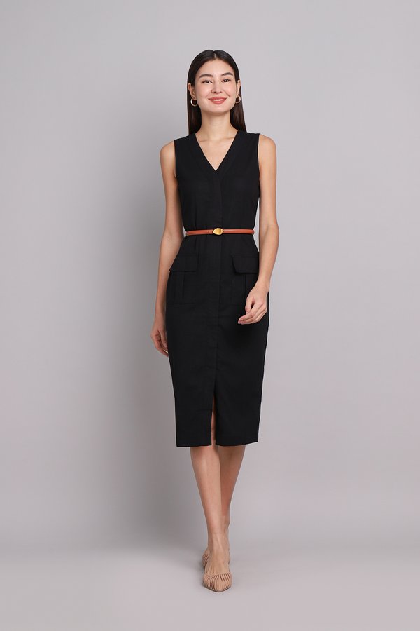 Irregular Buckle Belt In Camel
