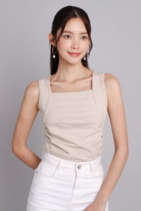Eve Top In Taupe