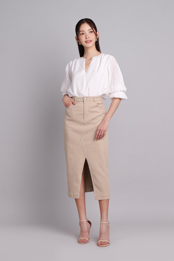 Jules Skirt In Khaki