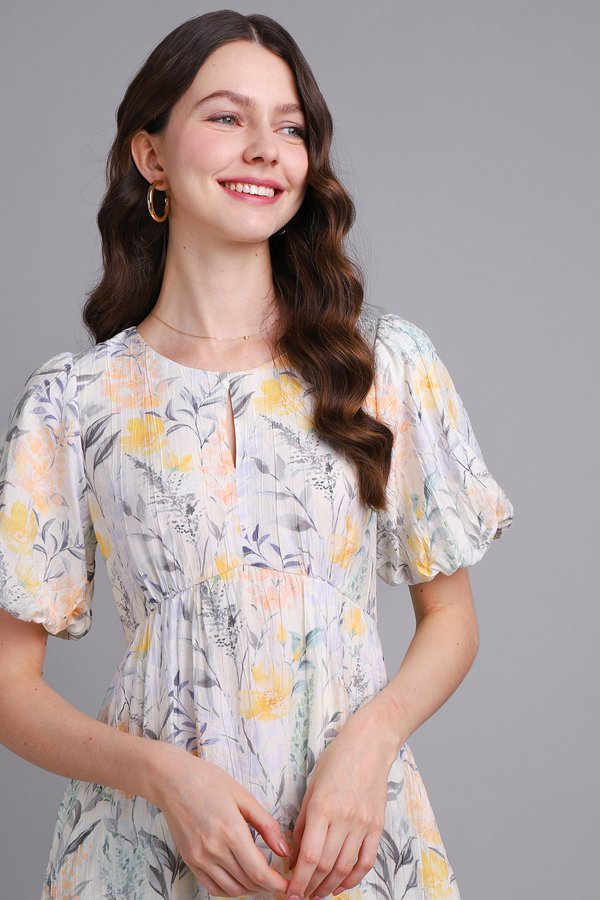 [Backorder] Carys Dress In Spring Florals