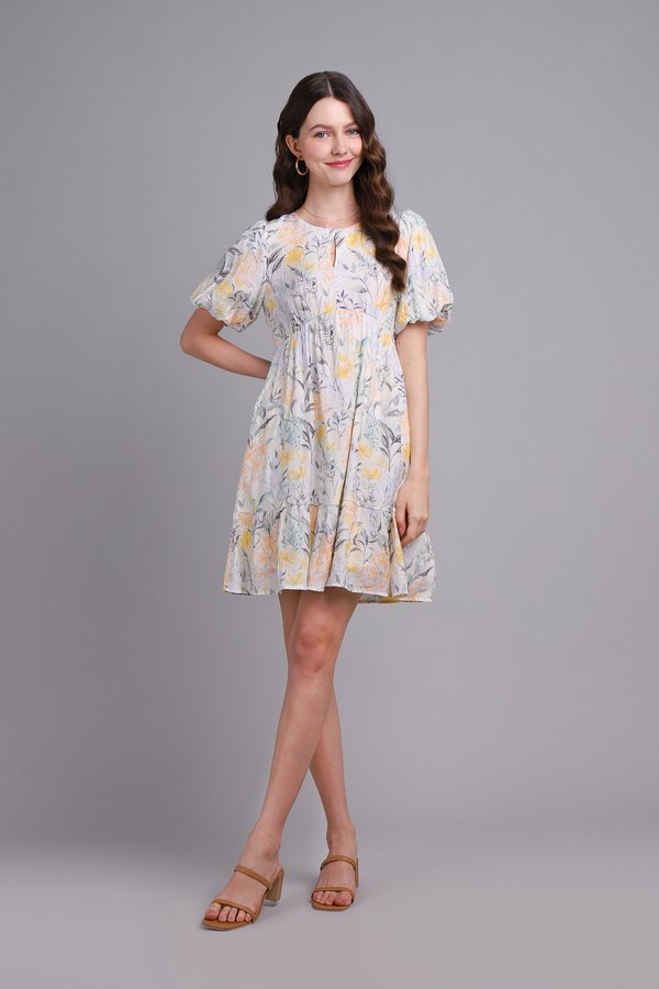 [Backorder] Carys Dress In Spring Florals
