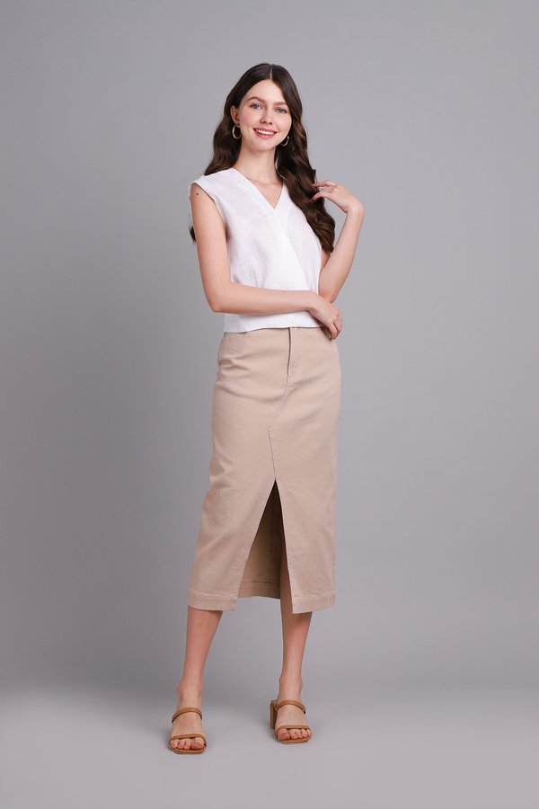 Elaina Top In Classic White