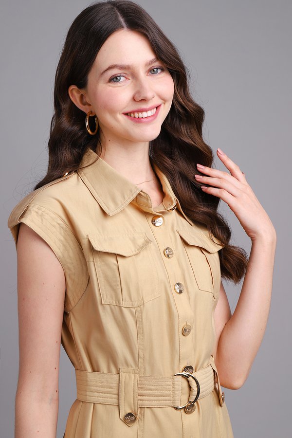 Mirna Dress In Sand