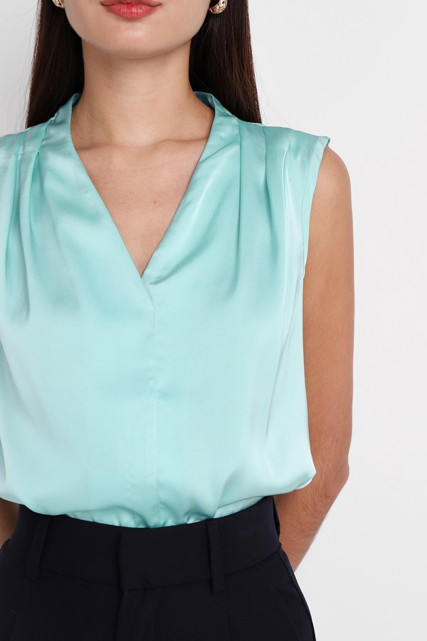 Maisie Top In Tiffany Mint