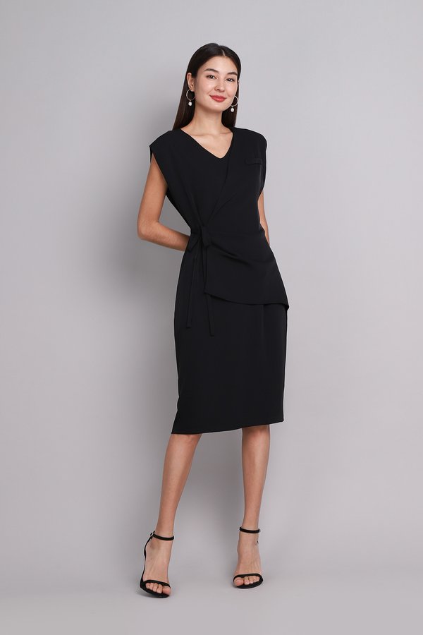 Simone Dress In Classic Black