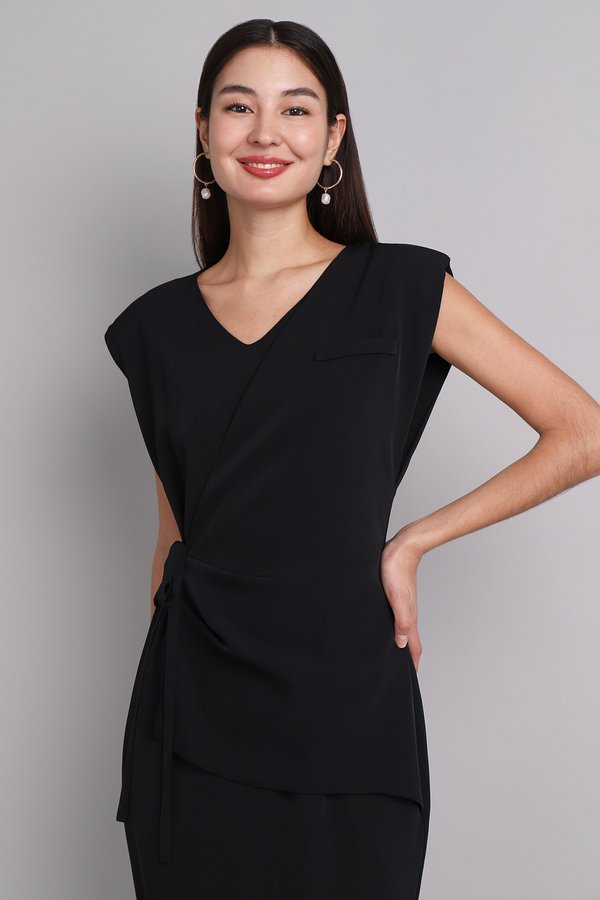 Simone Dress In Classic Black