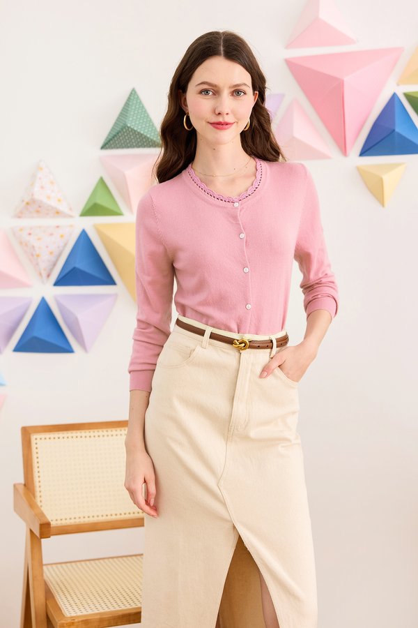 Carissa Top In Candy Pink