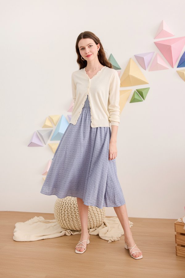 Magdalena Top In Ivory Cream