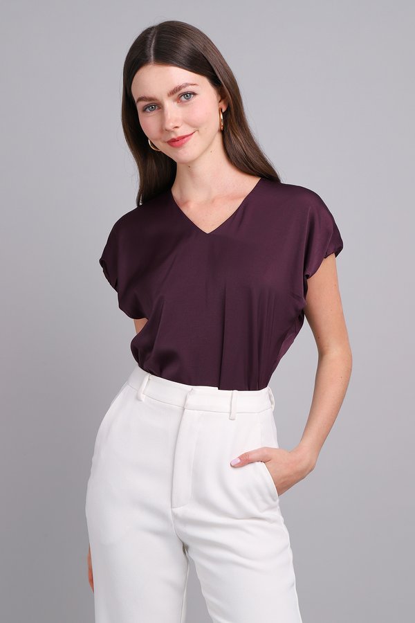 Dove Top In Plum