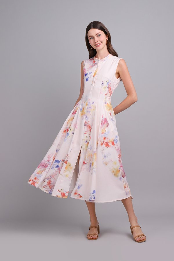 Wisteria Dress In Spring Blossoms