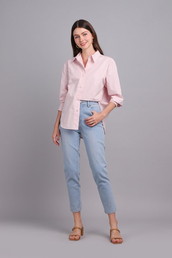 Cyrus Top In Light Pink