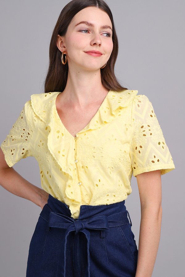 Lizbeth Top In Lemon