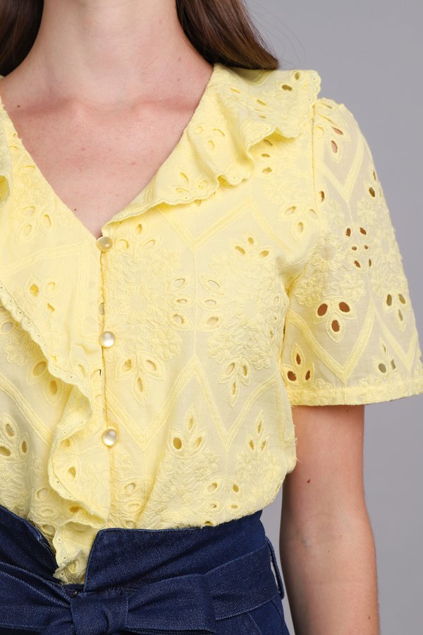 Lizbeth Top In Lemon