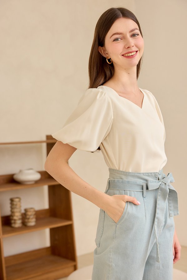 Angelo Top In Ivory