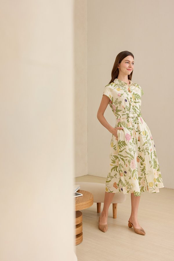 [Backorder] Kora Dress In Spring Florals