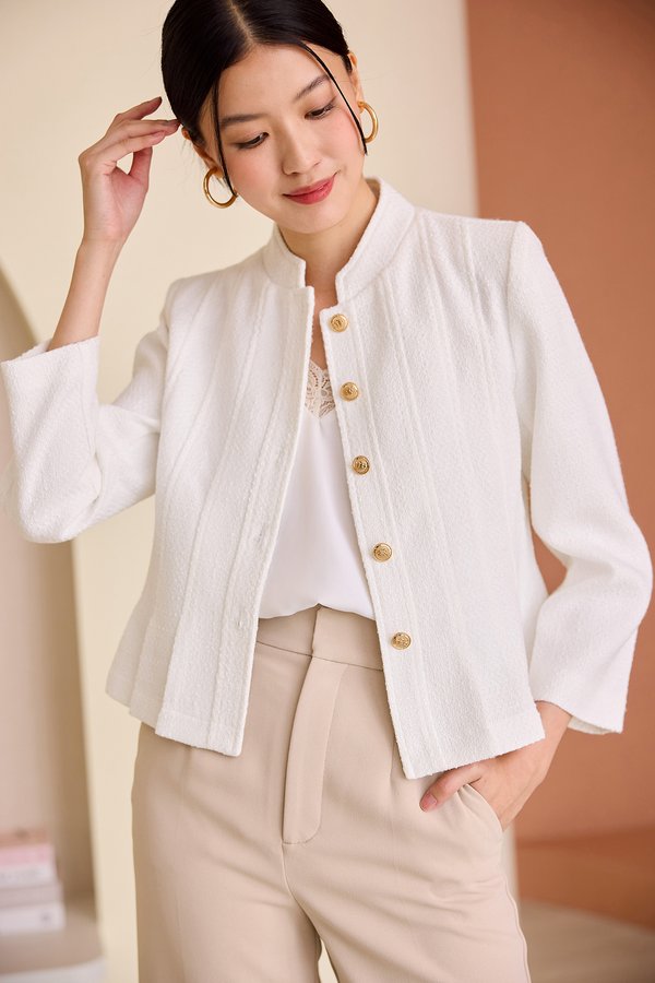 Arden Jacket In Classic White