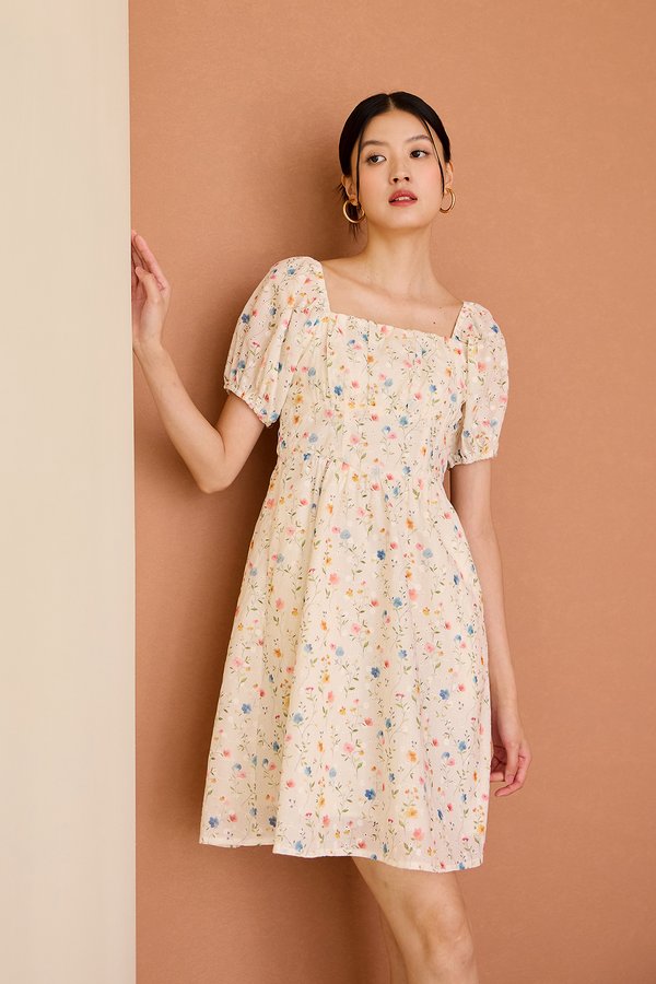Suzie Dress In Spring Florals