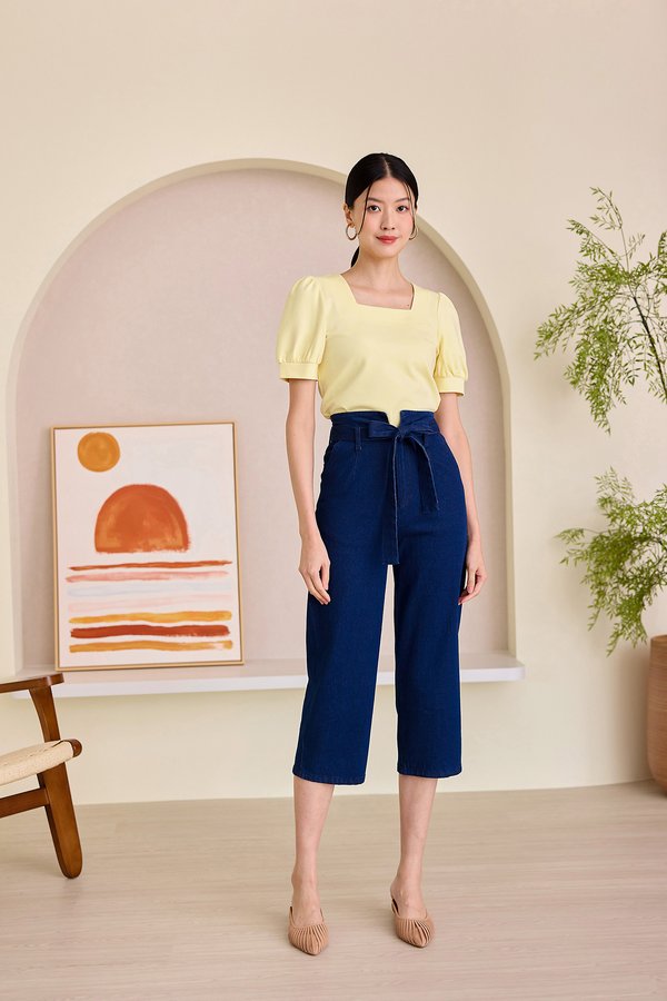 [Backorder] Montana Top In Daffodil Yellow