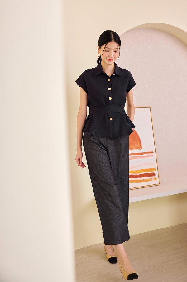 Samantha Top In Classic Black