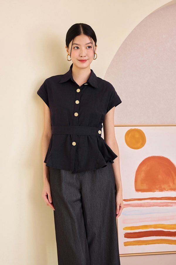 Samantha Top In Classic Black