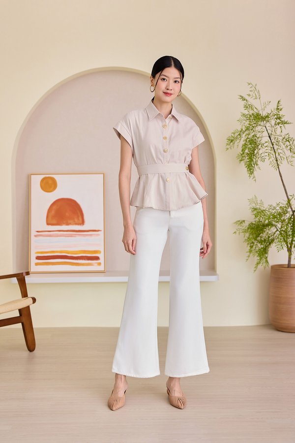 Samantha Top In Taupe