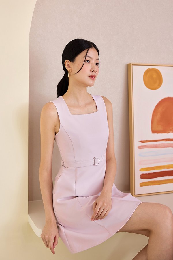 Talia Dress In Lavender Mist