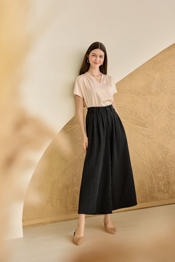 Bridget Pants In Black Stripes