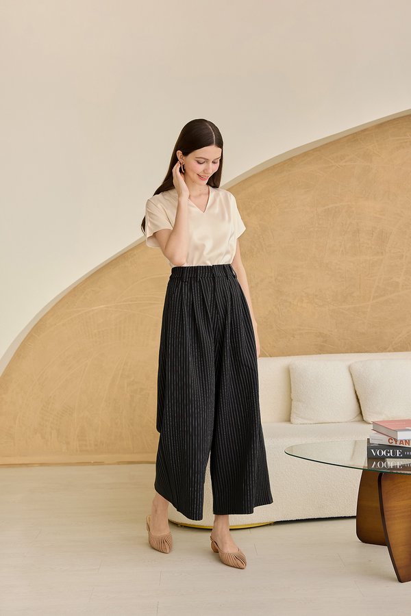 Bridget Pants In Black Stripes