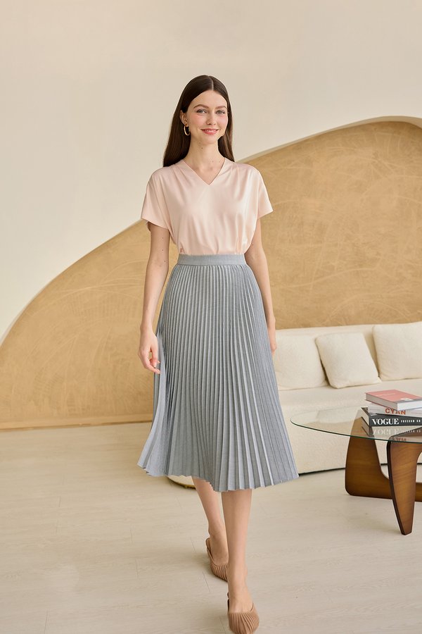 Vivian Top In Blush Cream