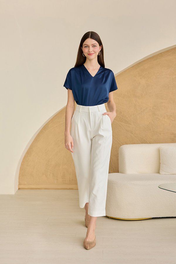 Vivian Top In Midnight Blue