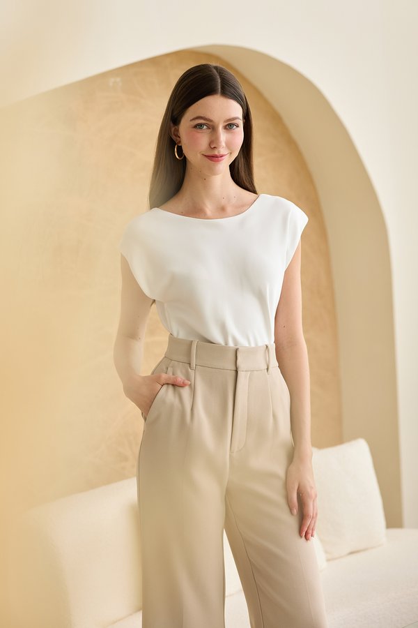 Devon Top In Classic White