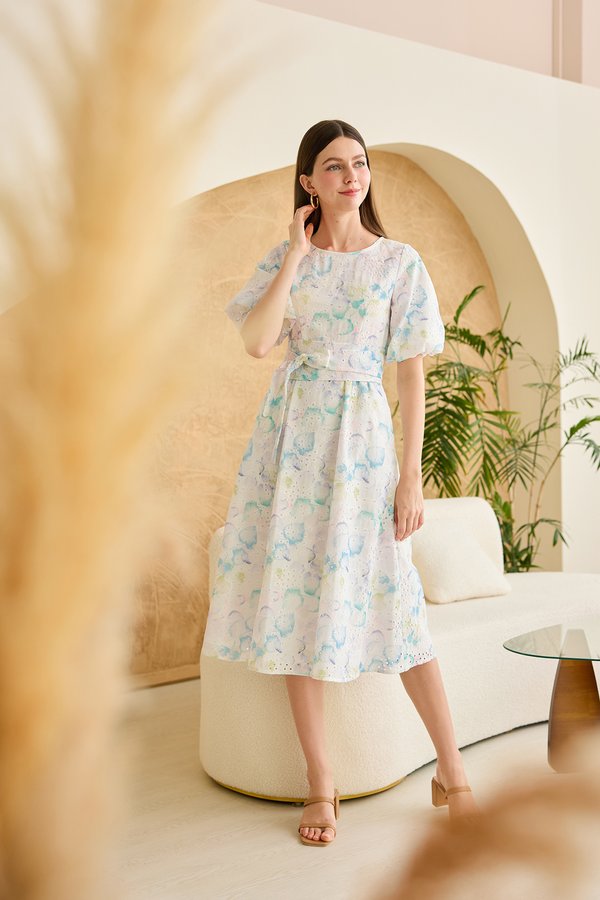 Francesca Dress In Cool Prints