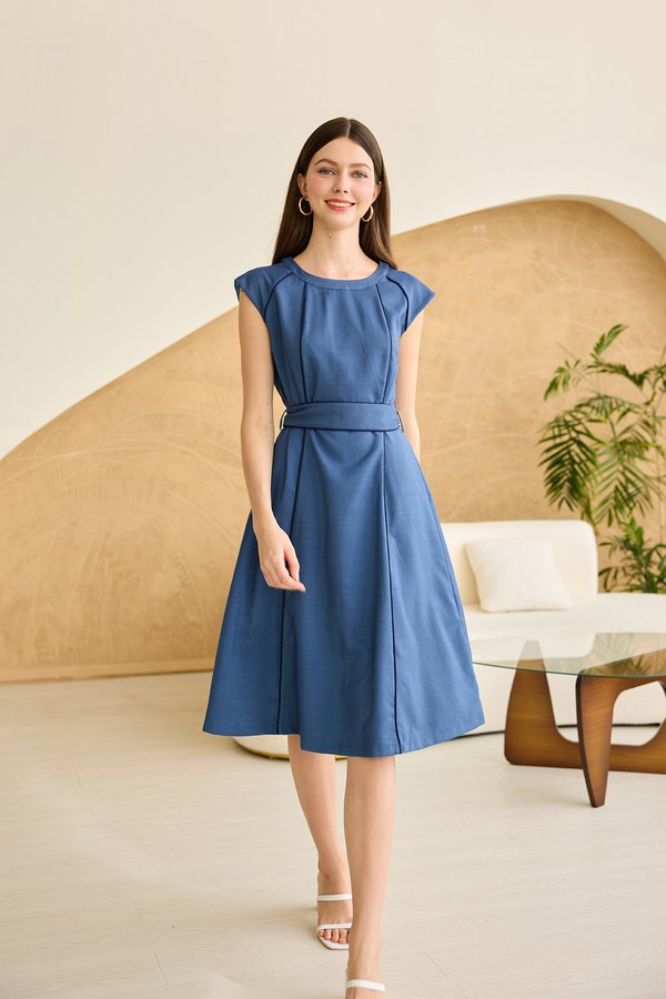 Luciana Dress In French Blue