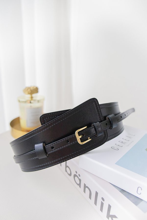 Obi Belt In Classic Black