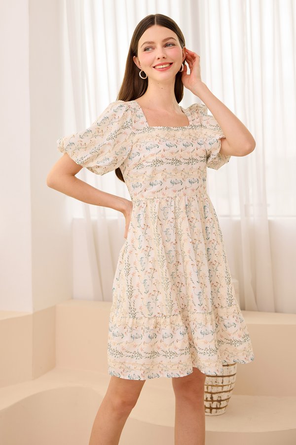 Ami Dress In Garden Prints