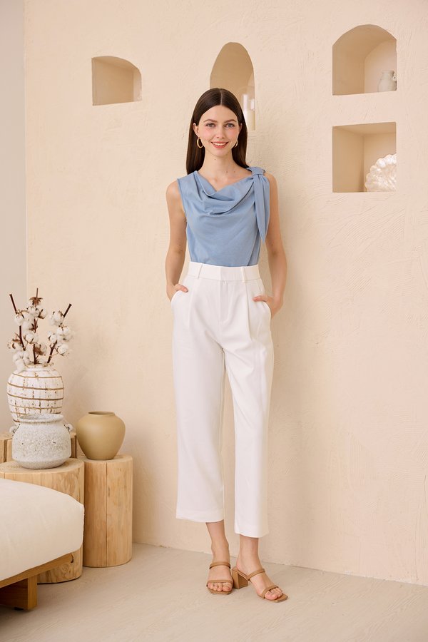 Edward Pants In Clean White