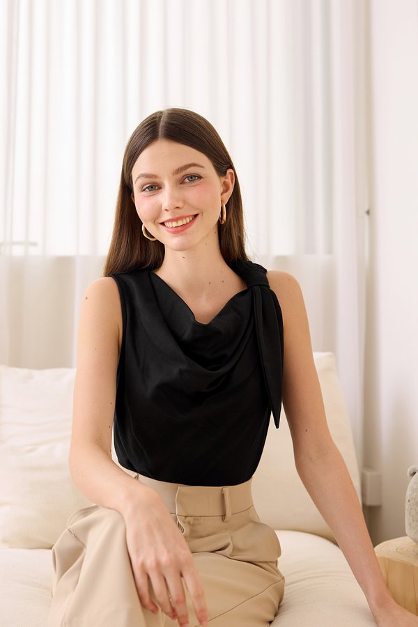 Imara Top In Classic Black
