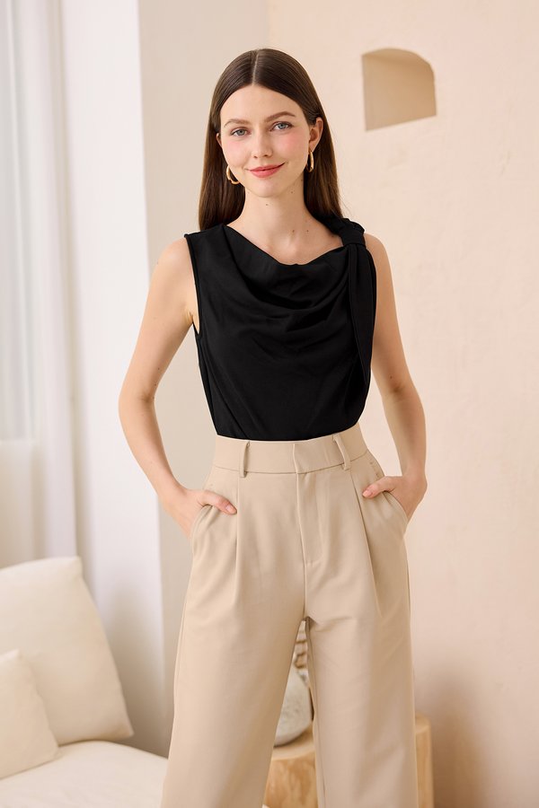 Imara Top In Classic Black