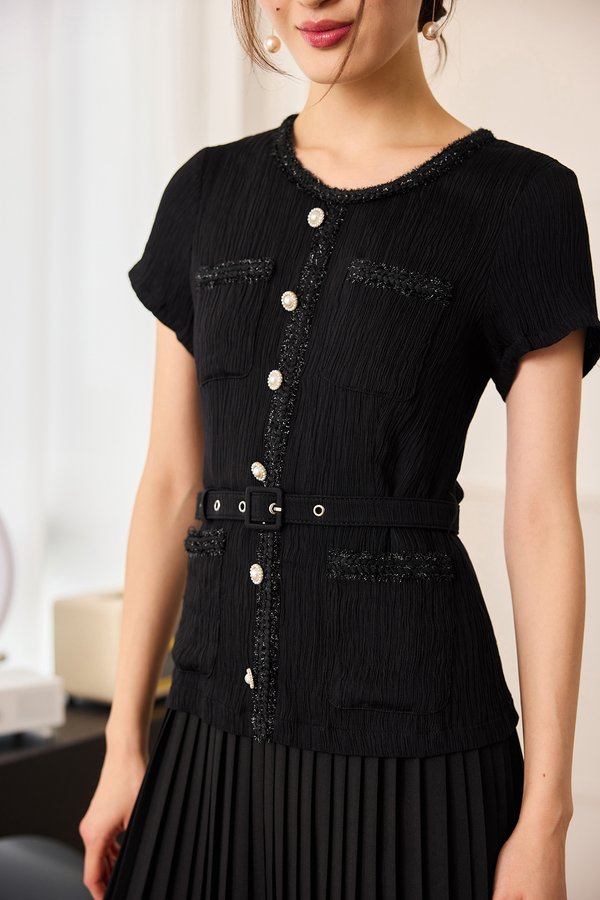 Antoinette Dress In Classic Black