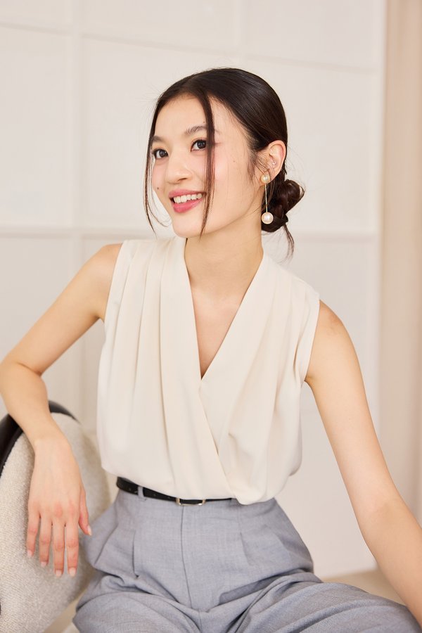 Kindle Top In Ivory Cream