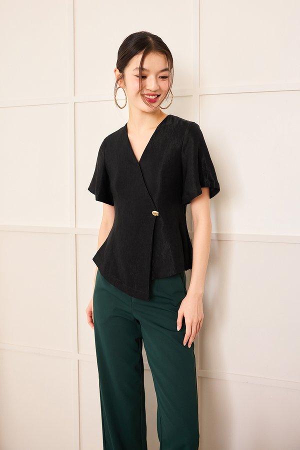 Odette Top In Classic Black
