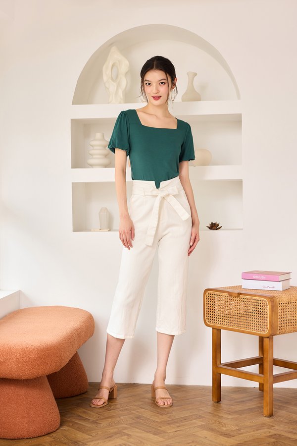 Cruise Along Pants In Classic White
