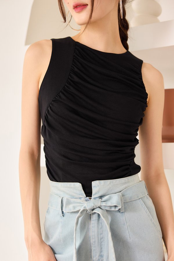 Kyra Top In Classic Black