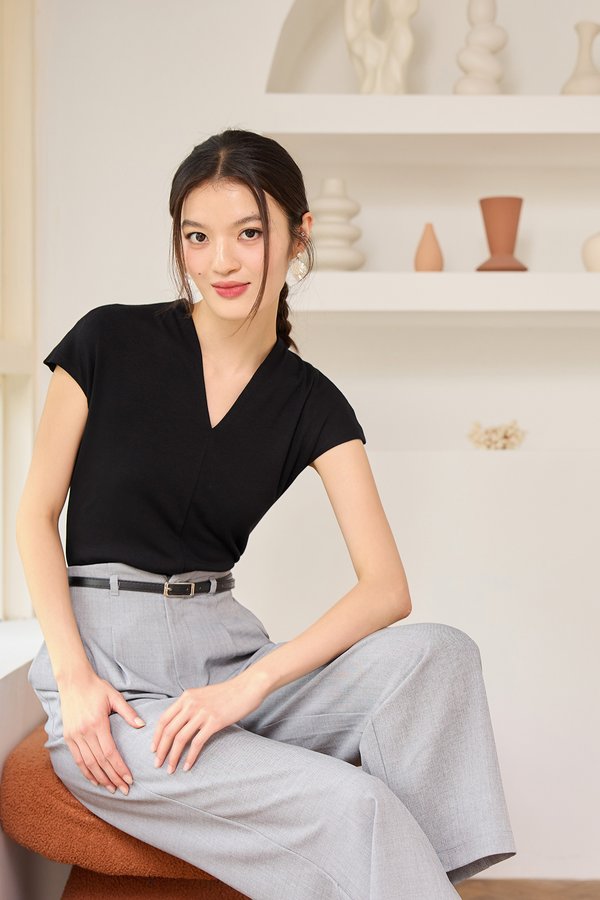 Miles Top In Classic Black