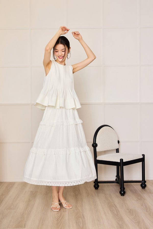 Adelia Top In Classic White