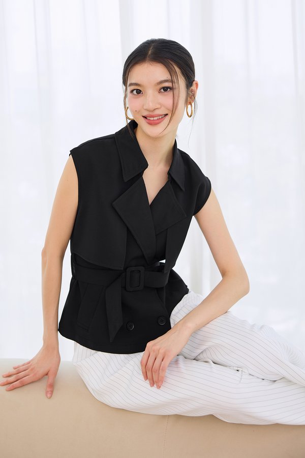 Cole Top In Classic Black