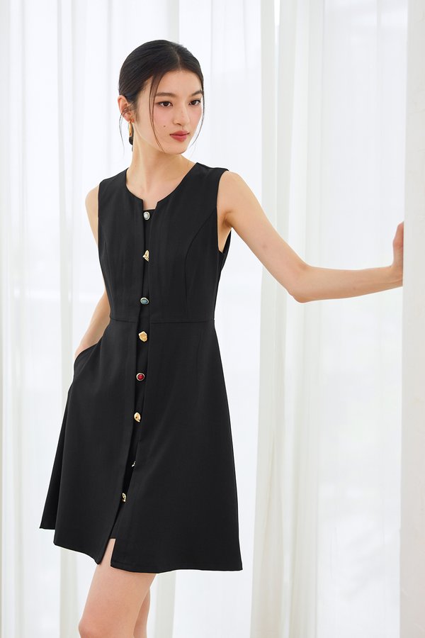 Leah Dress In Classic Black